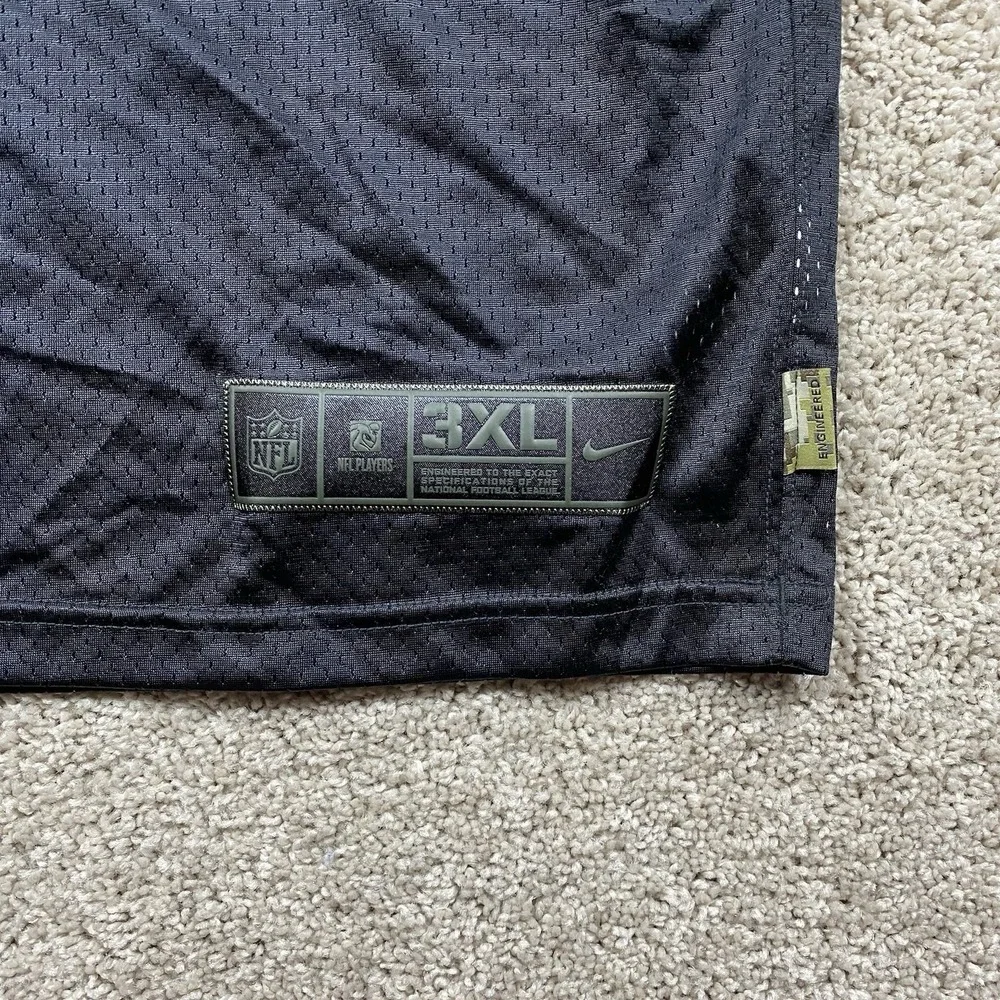 NEW‎ Nike Ezekiel Elliott Jersey #21 Salute to Service Cowboys NFL Mens 3XL $170 - Picture 7 of 9